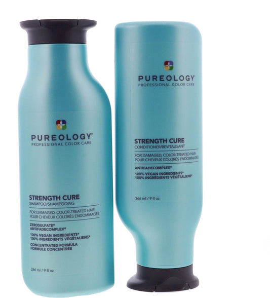 Pureology Strength Cure Shampoo and Conditioner Set - 9.0 oz each