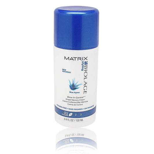 Matrix Biolage Blue Agave Blow-In Control Shape Memory Cream - 3.4 oz