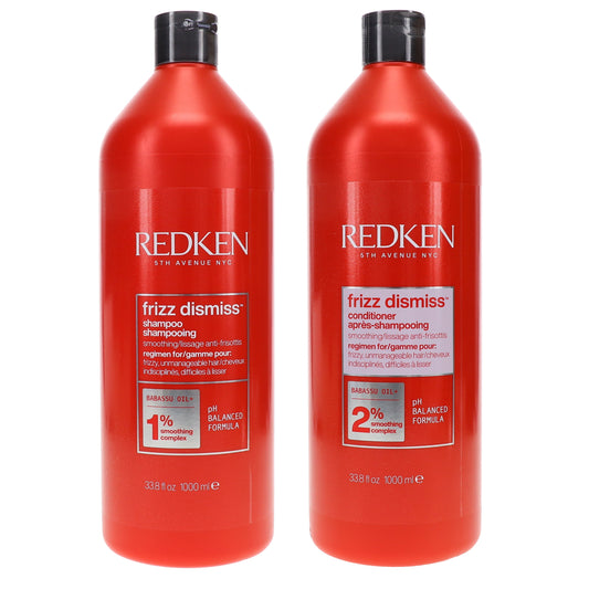 Redken Frizz Dismiss Shampoo and Conditioner Set - 33.8 oz each