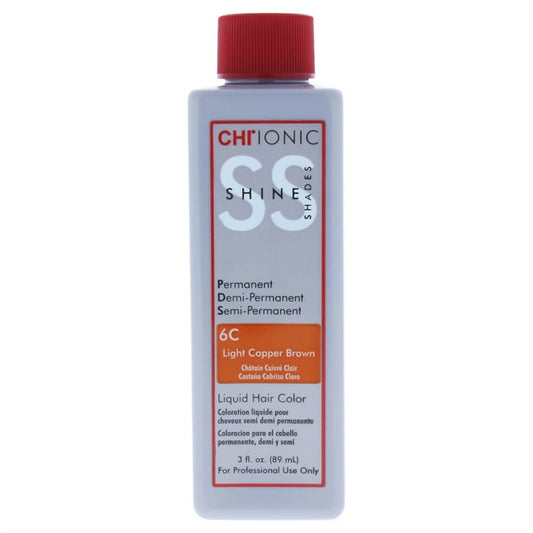 CHI Ionic Shine Shades Liquid Hair Color - 3.0 oz - 6C Light Copper Brown