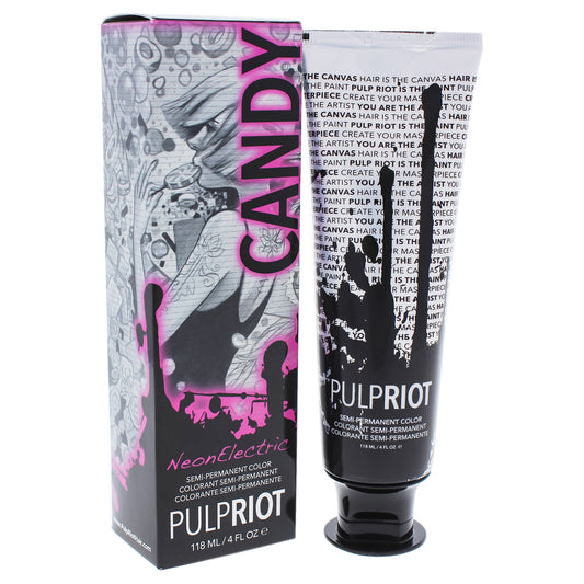 Pulp Riot Semi-Permanent Haircolor - 4.0 oz -  Neon Electric Candy