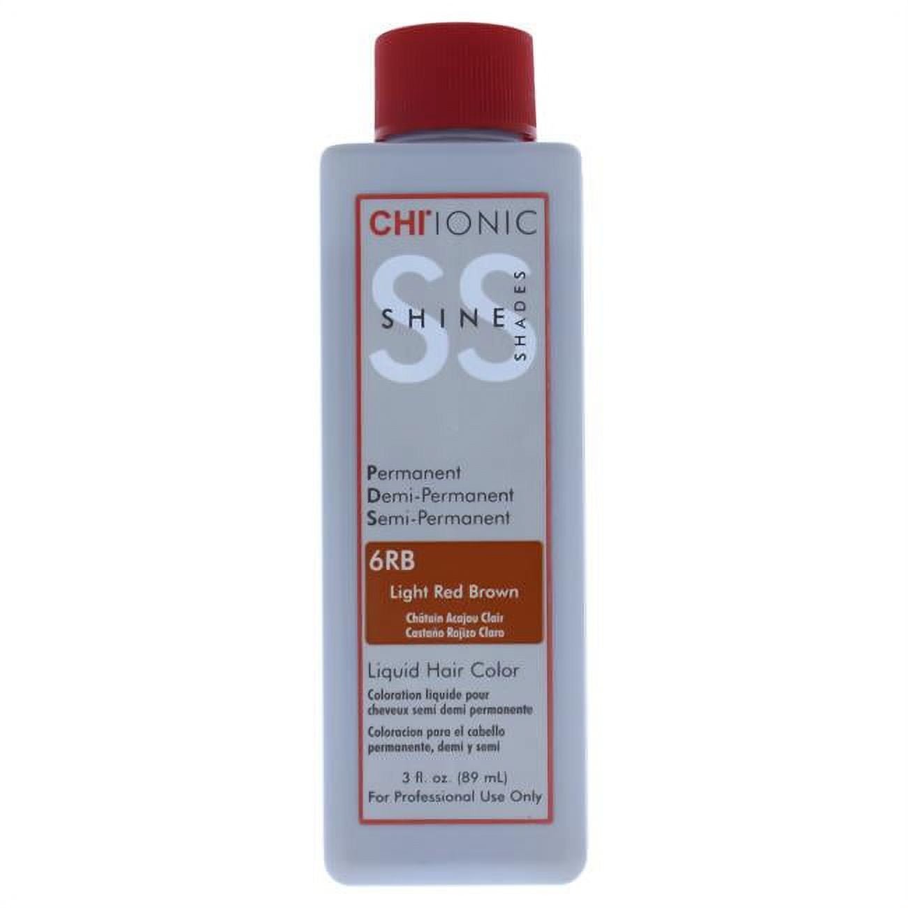CHI Ionic Shine Shades Liquid Hair Color - 3.0 oz - 6RB Light Red Brown