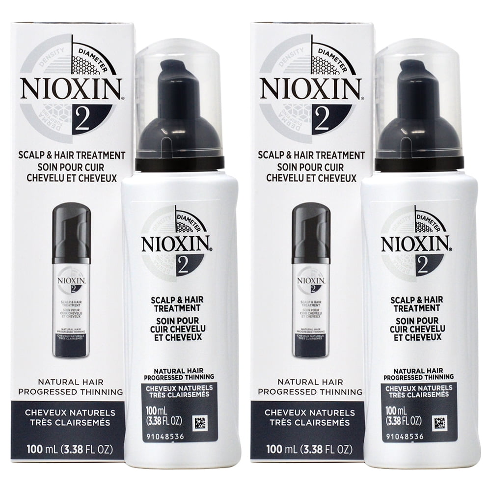 Nioxin System 2 Scalp & Hair Treatment - 3.38oz (Pack of 2)