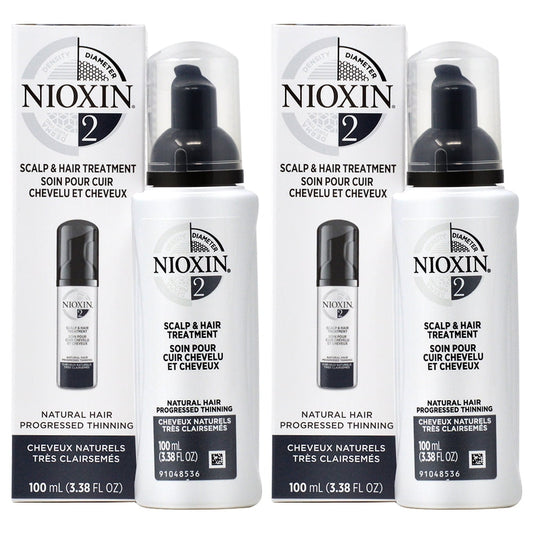 Nioxin System 2 Scalp & Hair Treatment - 3.38oz (Pack of 2)