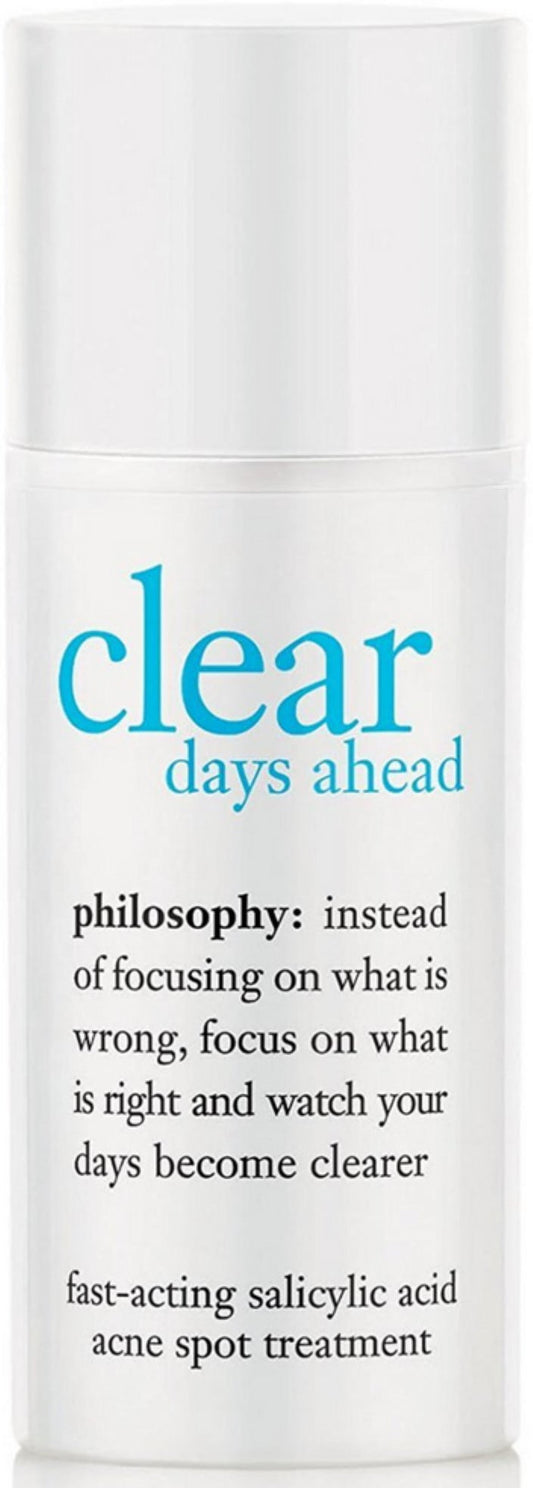 Philosophy Clear Days Ahead Fast-Acting Salicylic Acid Acne Spot Treatment 0.5 oz