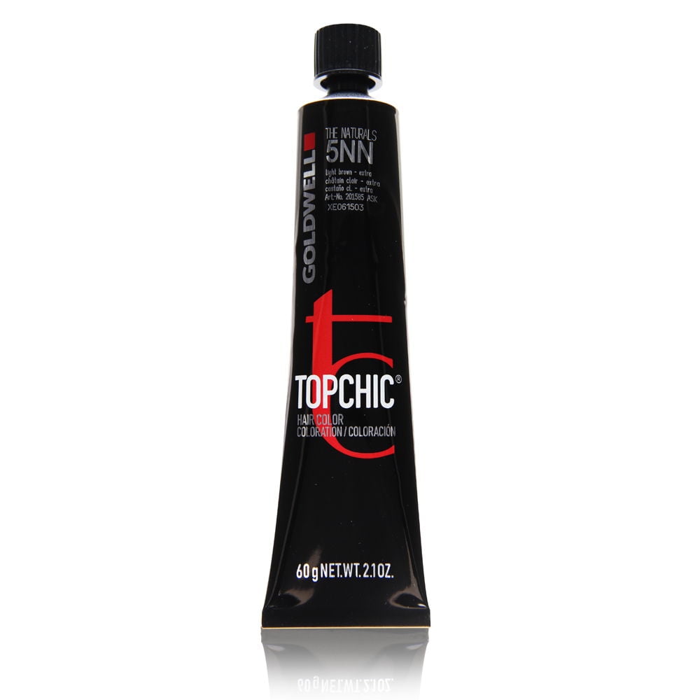 Goldwell TopChic Extra Tube Hair Color - 2.1 oz - 5NN Light Brown