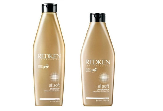 Redken All Soft Moisturizing Shampoo and Conditioner Set - 10.1 oz / 8.5 oz