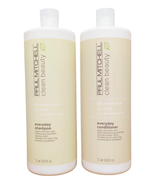 Paul Mitchell Clean Beauty Everyday Shampoo and Conditioner - 33.8 oz each