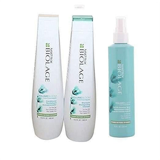 Matrix Biolage Volumebloom Shampoo, Conditioner, and VolumeBloom Volumizing Spray - 3 pc set