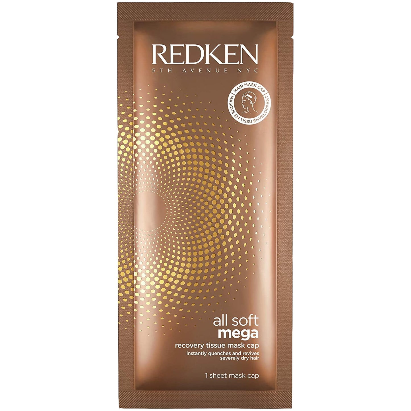 Redken All Soft Mega Recovery Tissue Mask Cap - 1 Sheet Mask Cap