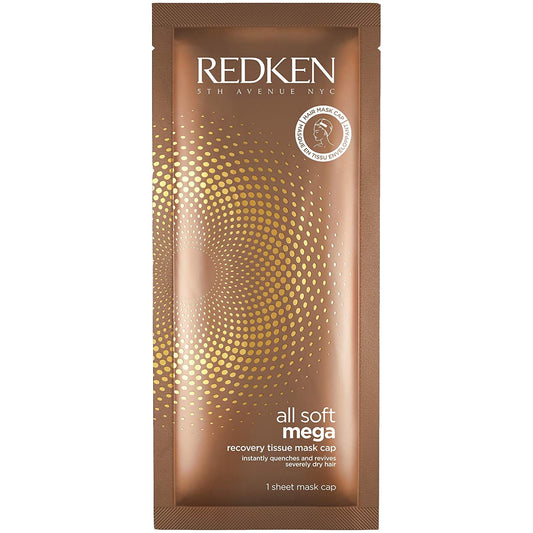 Redken All Soft Mega Recovery Tissue Mask Cap - 1 Sheet Mask Cap
