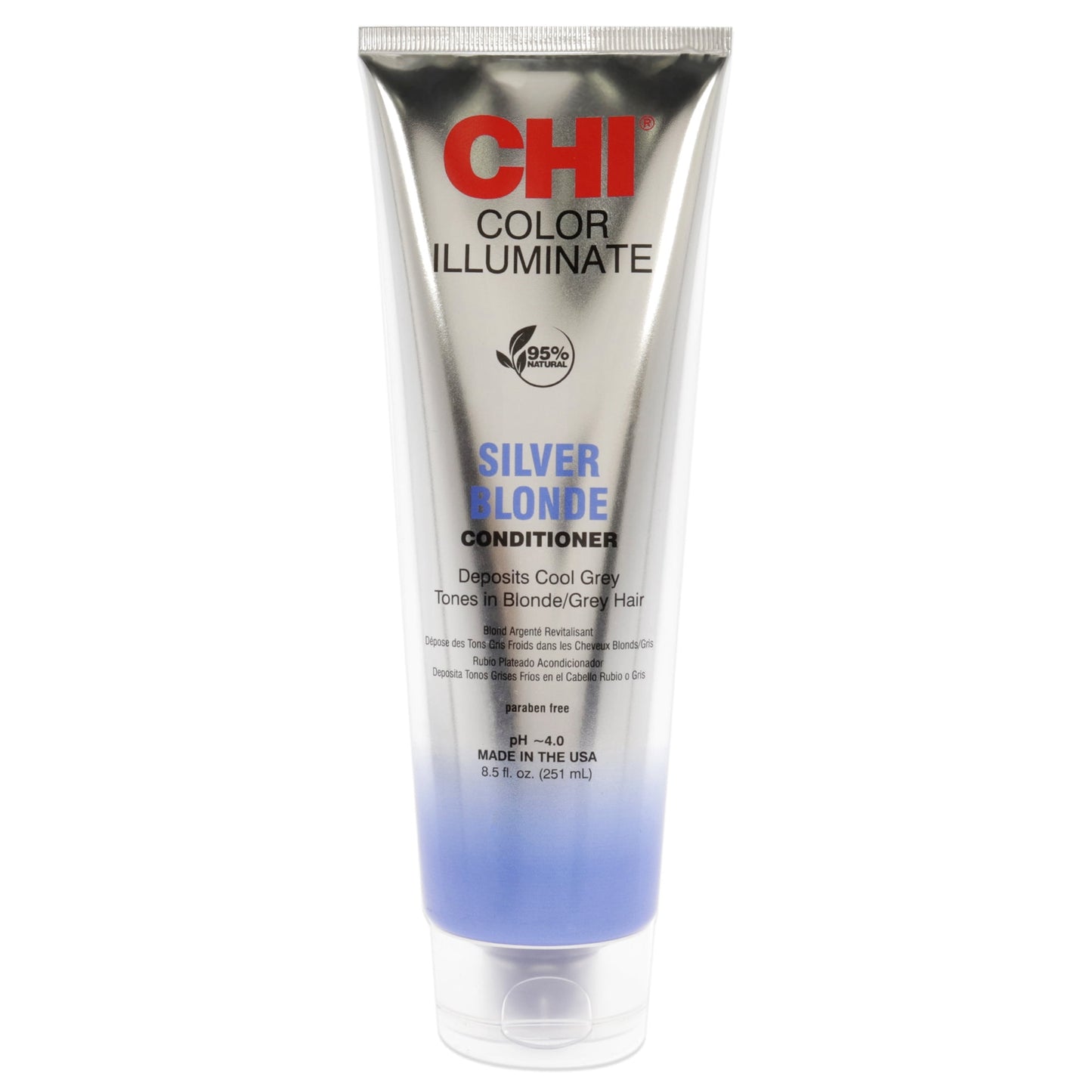 CHI Ionic Color Illuminate Conditioner - 8.5 oz - Silver Blonde