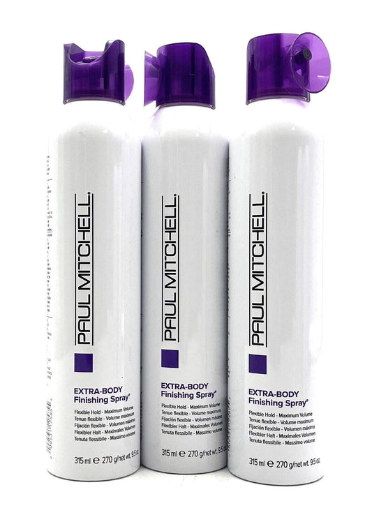 Paul Mitchell Extra Body Finishing Spray - 9.5 oz (3 pack)