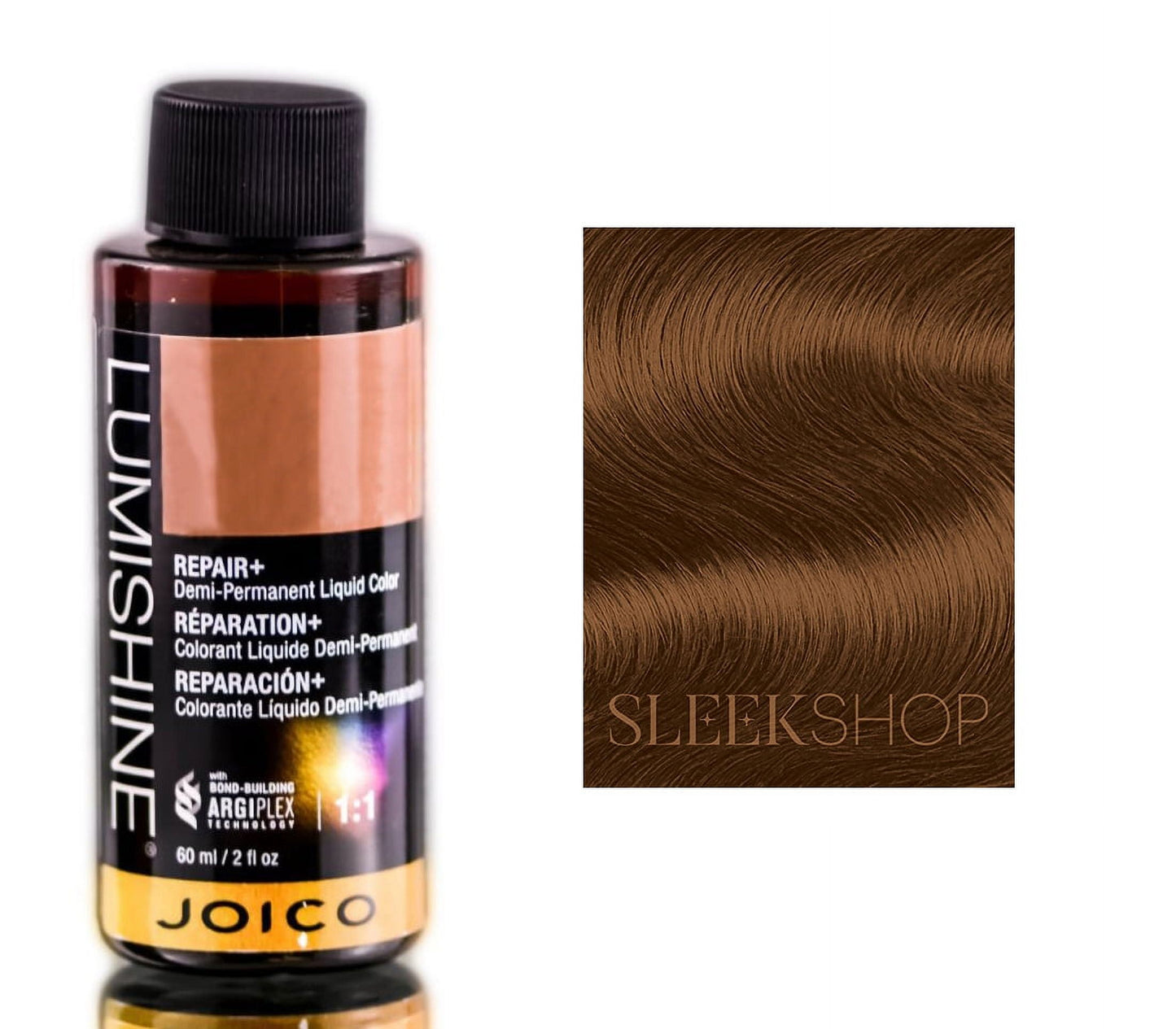 Joico Lumishine Demi Permanent Liquid Hair Color - 2.0 oz - 6NG Natural Gold Dark Blonde