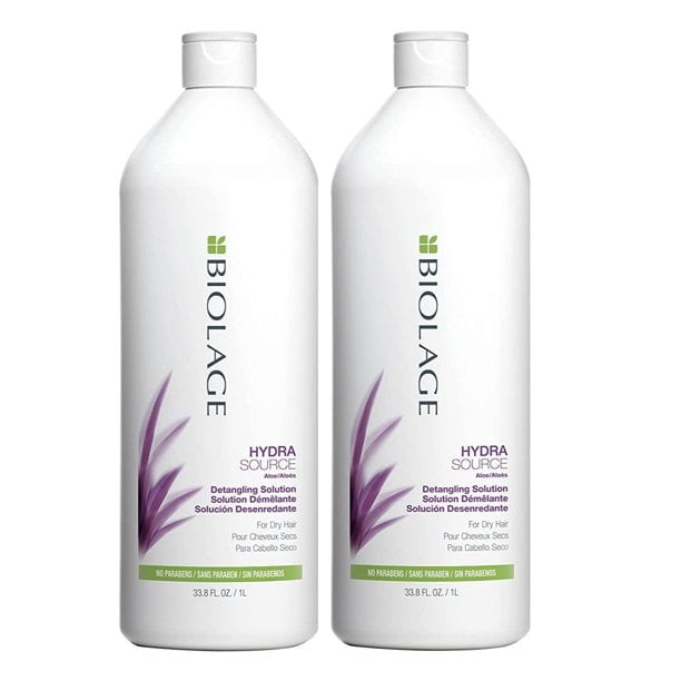 Matrix Biolage Hydrasource Detangling Solution - 33.8 oz (2 Pack)