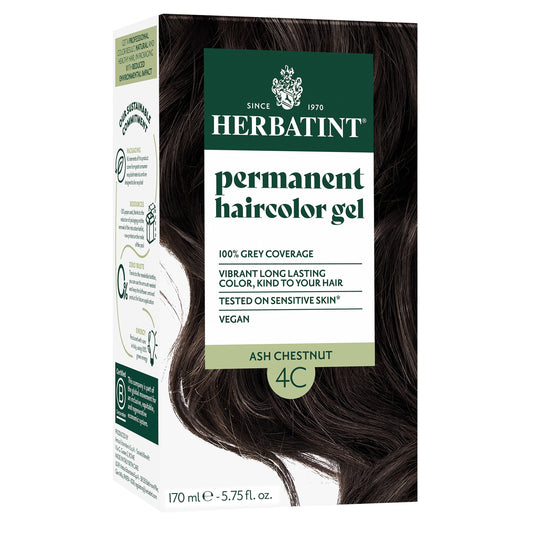 Herbatint Permanent Haircolor Gel - 4.56 oz - 4C Ash Chestnut