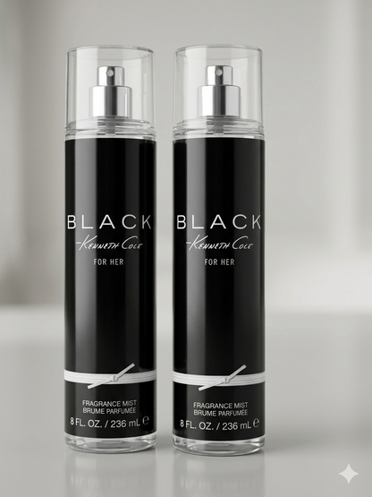 Kenneth Cole Black Fragrance Mist For Her 8 FL. OZ. - 2 Pack