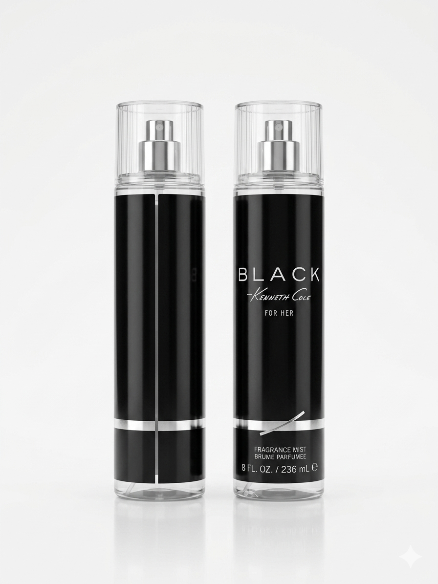 Kenneth Cole Black Fragrance Mist For Her 8 FL. OZ. - 2 Pack