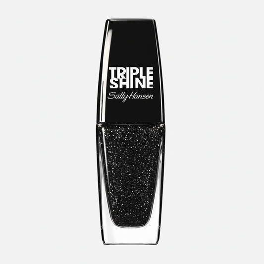 Sally Hansen Triple Shine Nail Color - 0.33 oz - 190 Slick Black