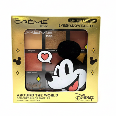 The CREME Shop Limited Edition Eyeshadow Palette Around the World EYESHADOW PALETTE (Micky Mouse)
