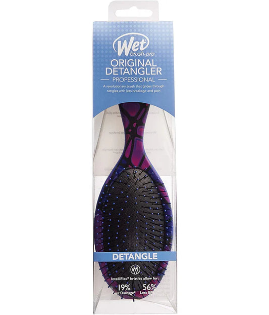 Wet Brush Pro Detangler Purple Stain Glass NW W Box